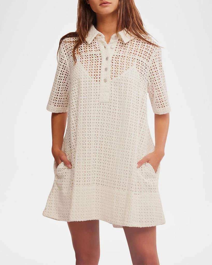 Free People Remino Eyelet Mini Dress 1