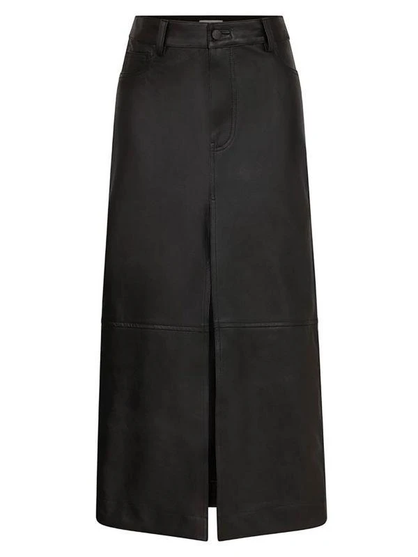 DL1961 Asra Leather Midi-Skirt 6