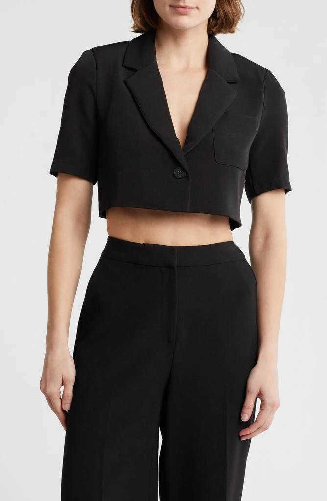 Love by Design Ryder Short Sleeve Crop Blazer