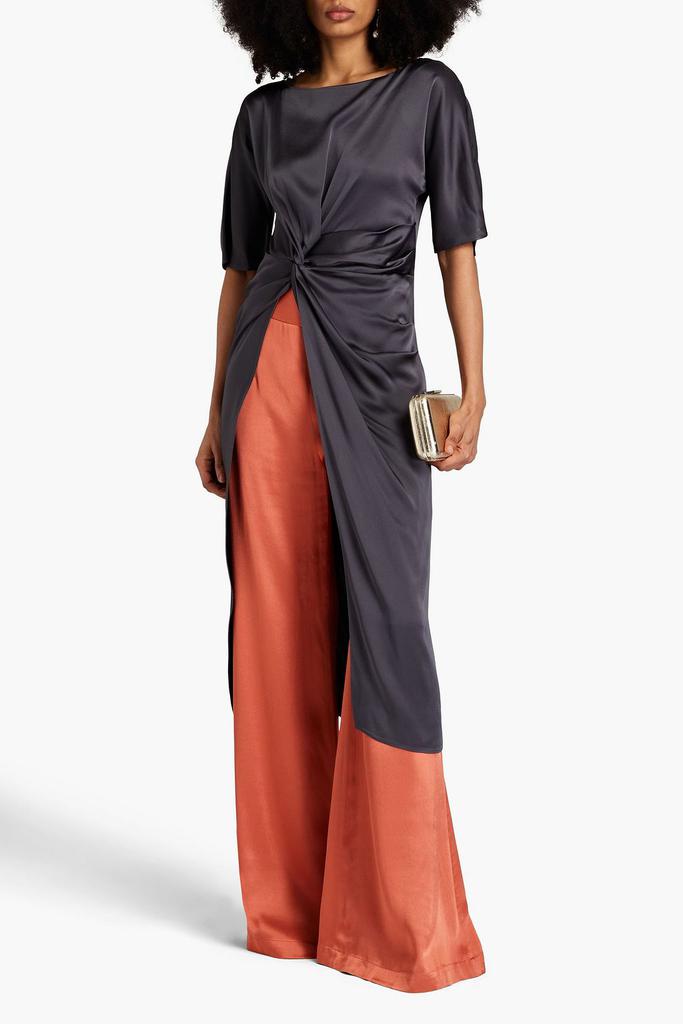 LAPOINTE Twisted satin tunic