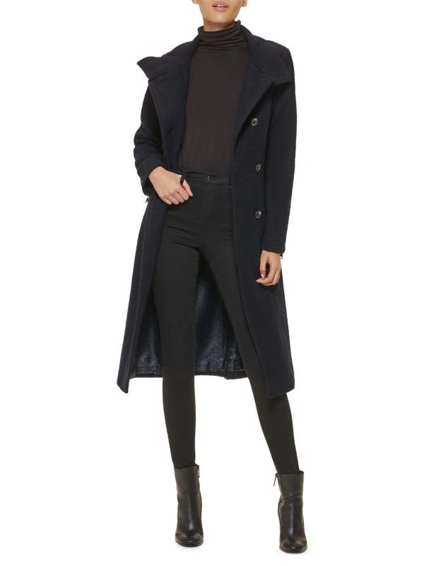 GUESS Wool Blend Trench Coat 5