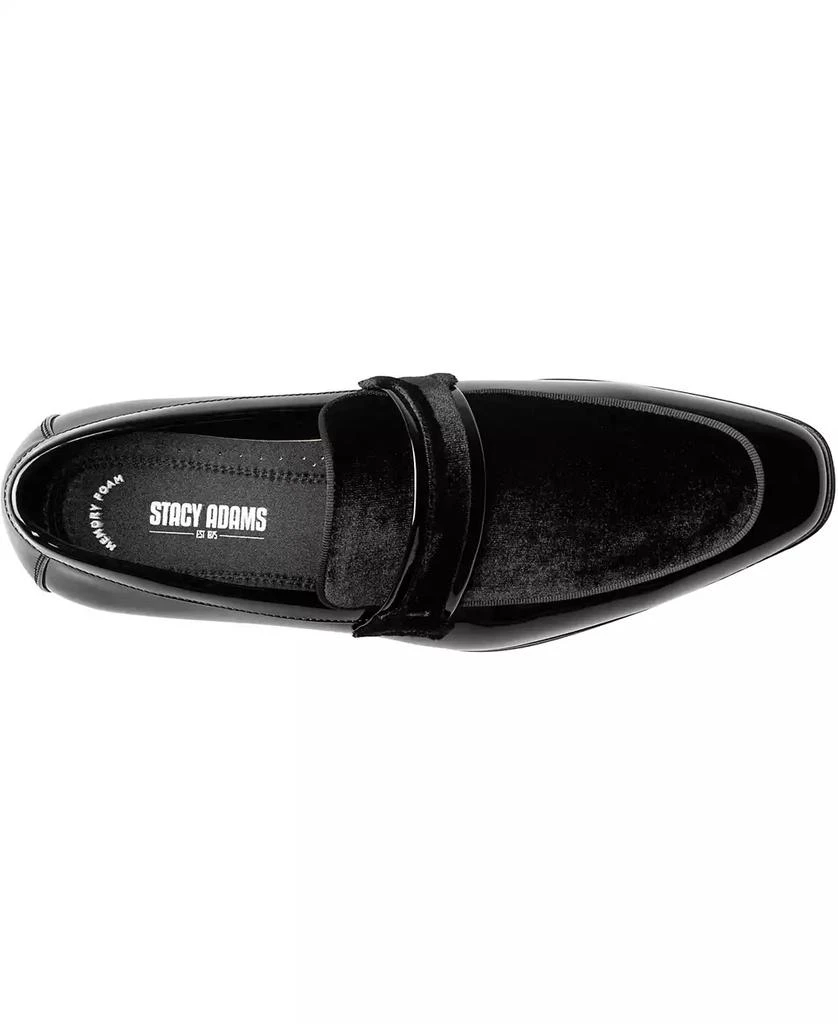Stacy Adams Men's Spratley Moc Toe Saddle Slip On Loafer 6