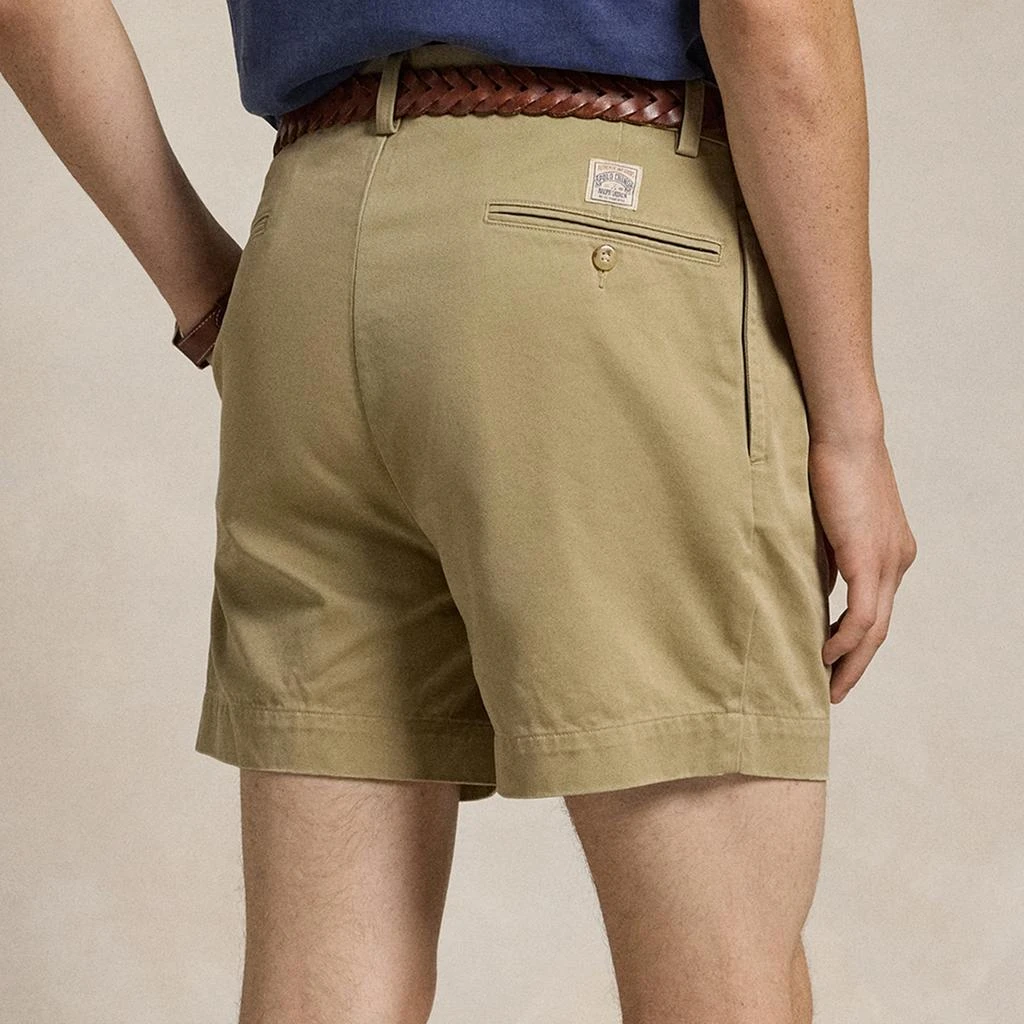 Ralph Lauren Cormac Pleated Cotton-Twill Shorts 2