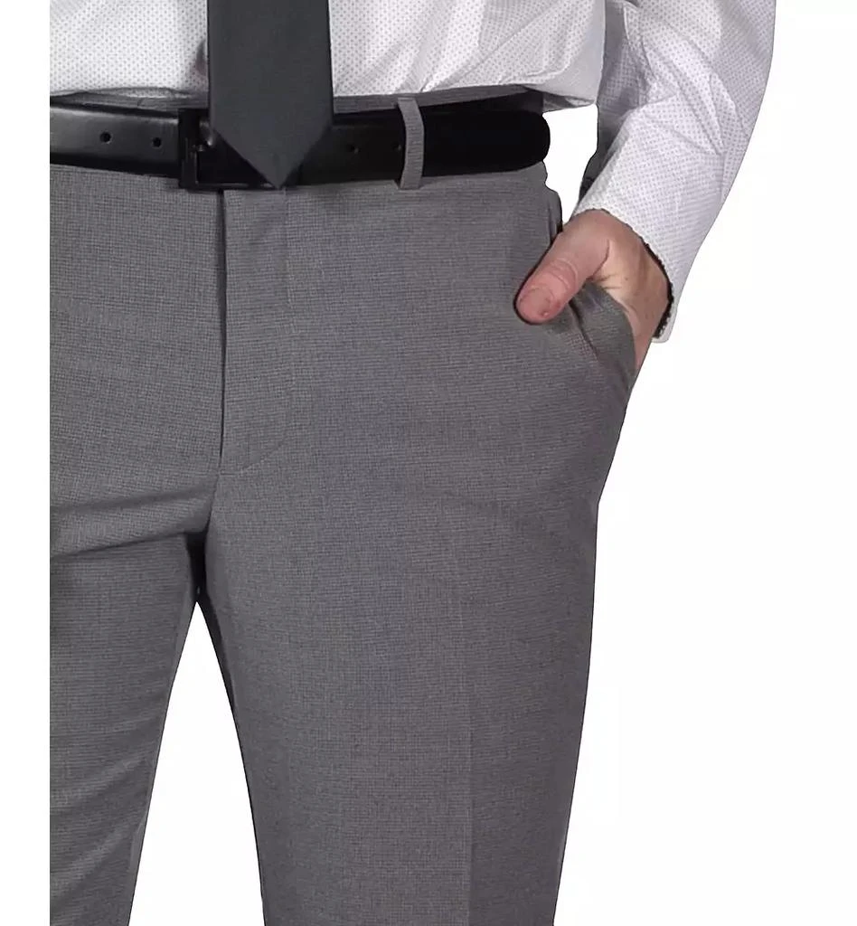 Perry Ellis Portfolio Men's Micro-Grid Slim-Fit Stretch Suit Pants 3