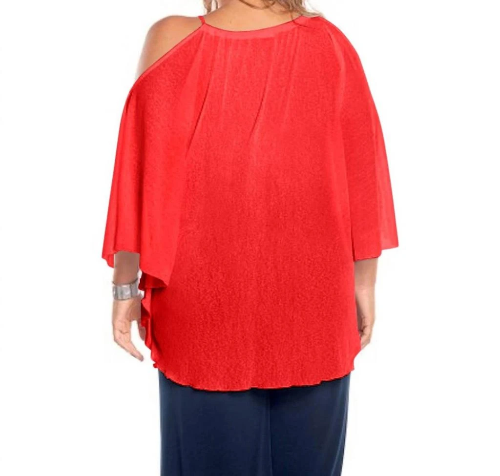 Always for Me Flirty Plus Size Cover Up Dress In Red 2
