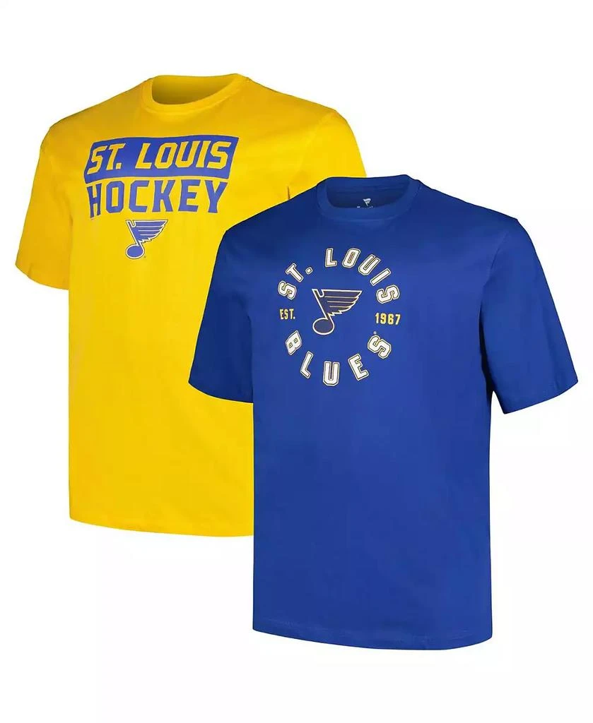Fanatics Men's St. Louis Blues Big Tall 2-Pack T-Shirt Set 1