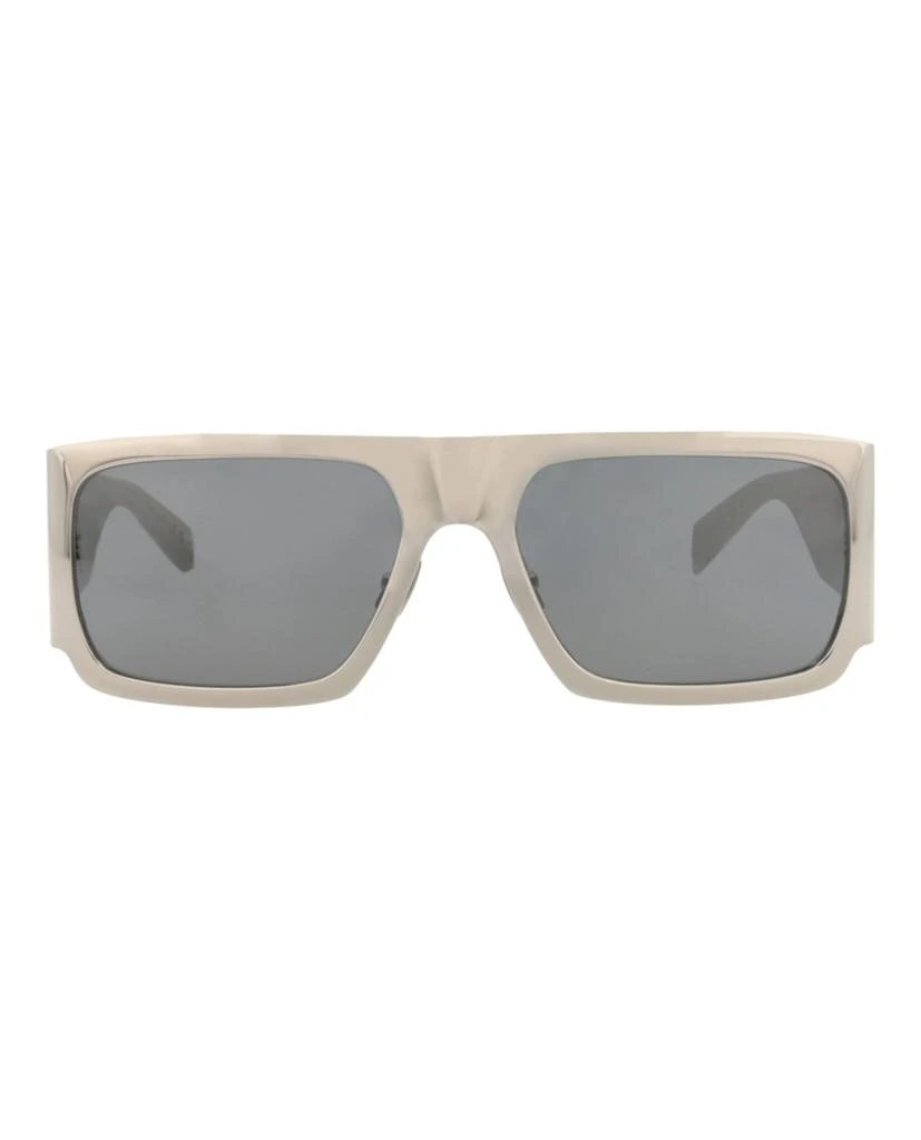 Yves Saint Laurent Square-Frame Metal Sunglasses 1