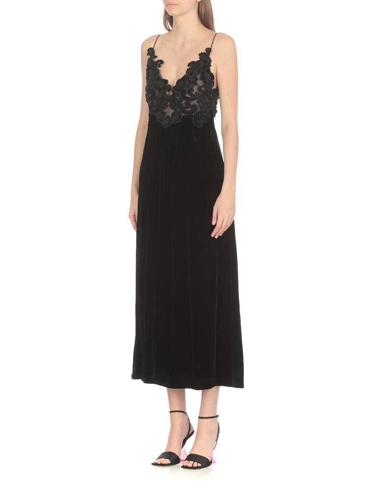 Zimmermann Zimmermann V-Neck Velvet Sleeveless Dress 2
