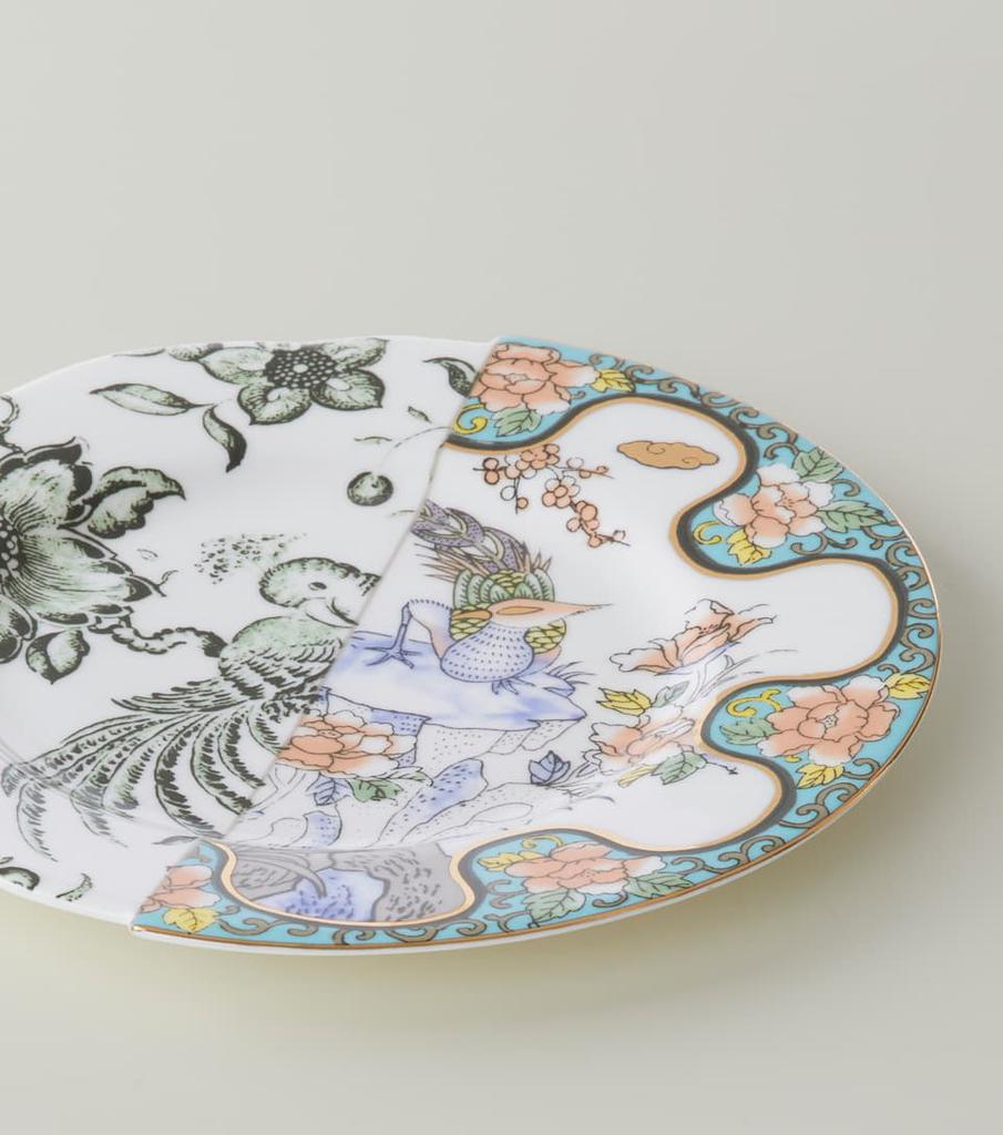 SELETTI Hybrid Zoe porcelain dessert plate
