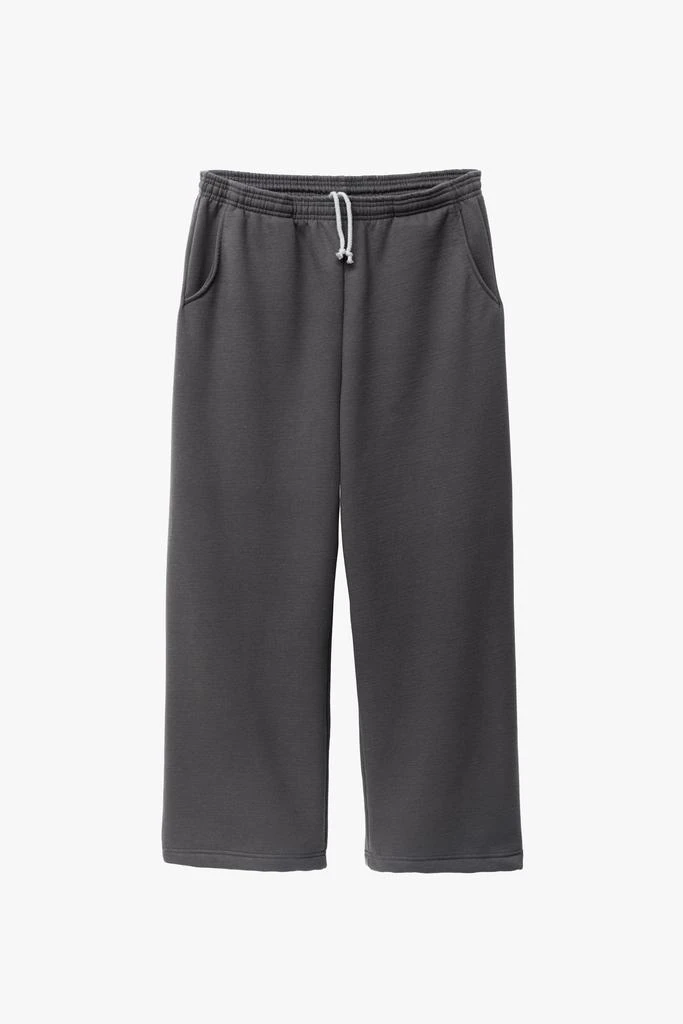 Los Angeles Apparel MWF1045 - 10 oz. Mid-Weight Poly Cotton Fleece Wide Open Bottom Sweatpant 19