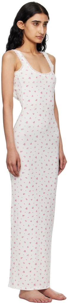 SKIMS White Soft Lounge Lace Scoop Neck Maxi Dress - Dresses & Skirts - BeyondStyle SKIMS White Soft Lounge Lace Scoop Neck Maxi Dress - Dresses & Skirts - BeyondStyle