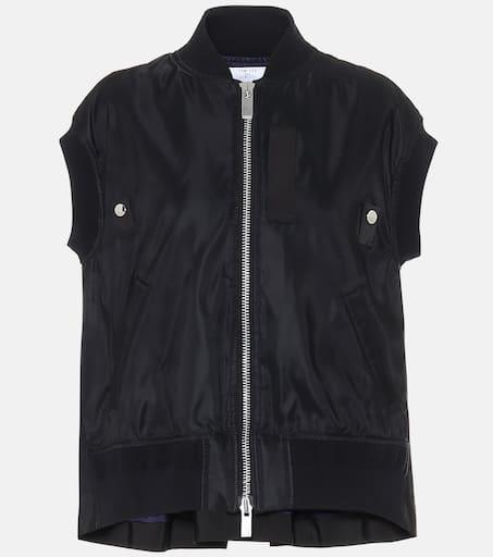Sacai Black Twill Vest - Gilets - Compare Prices from 6+ Stores