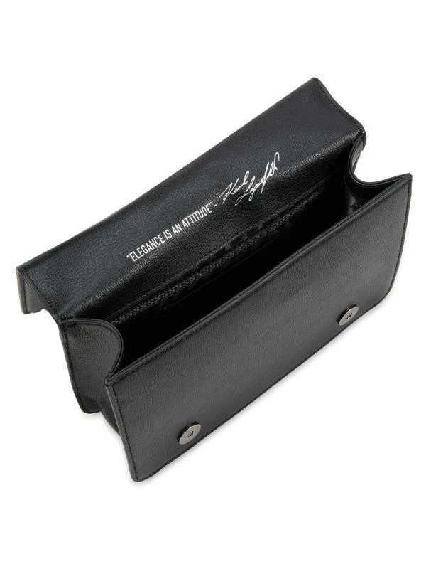 Karl Lagerfeld Paris Simone Logo Leather Top Handle Bag 3