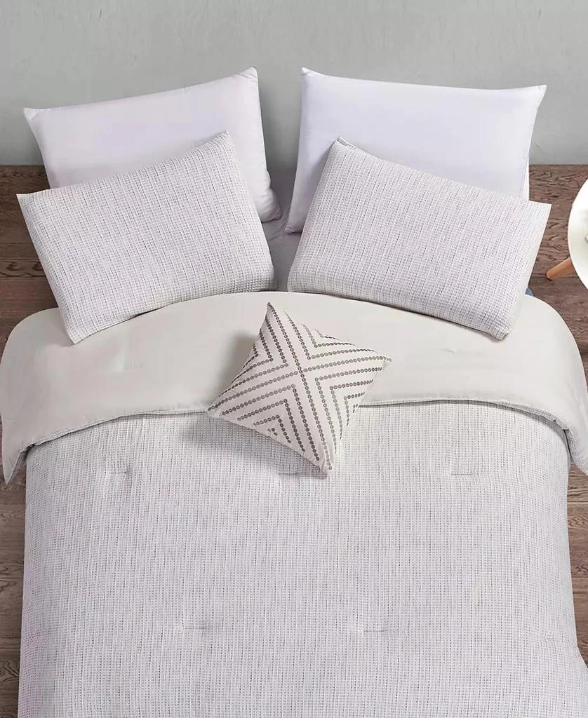 Rachel Roy Chenille Waffle 4-Pc. Comforter Set 3