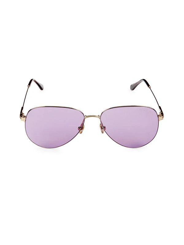 TOM FORD 59MM Aviator Sunglasses 1