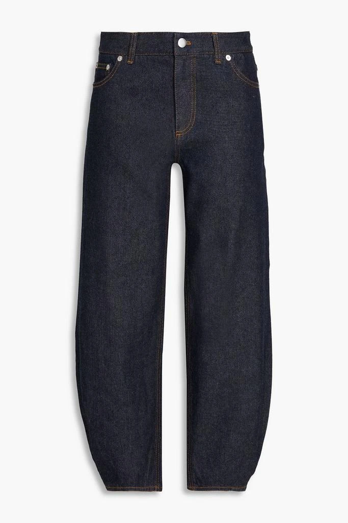Tibi Cropped high-rise barrel-leg jeans 1