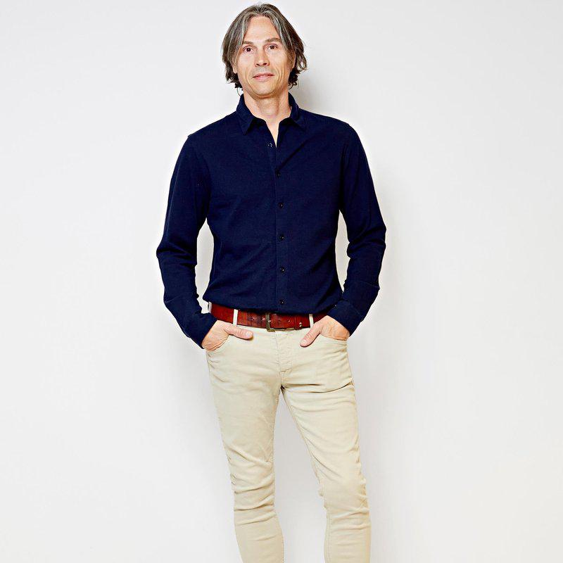 Amsterdam Heritage Brickell | Men's Long-Sleeve Cotton Shirt