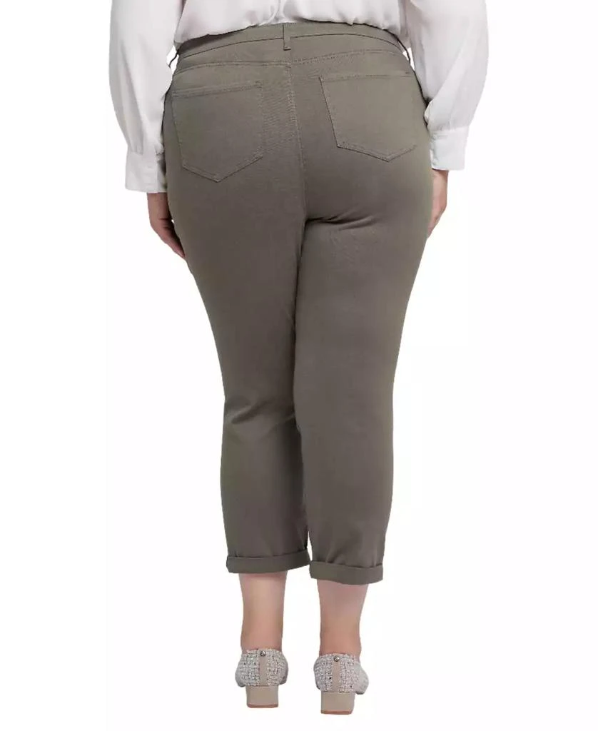 NYDJ Plus Size Margot Girlfriend Pull On Jeans 3