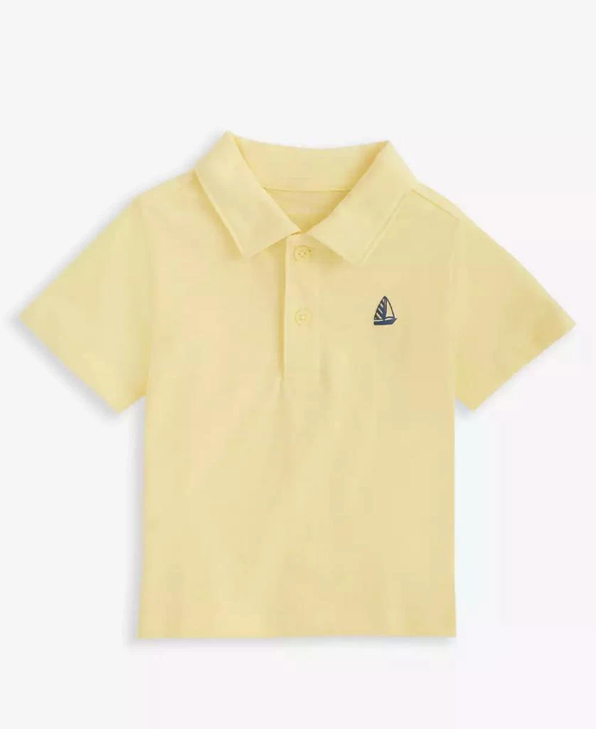 First Impressions Baby Boys Mini Sailboat Polo T-Shirt, Exclusively at Macy's 1