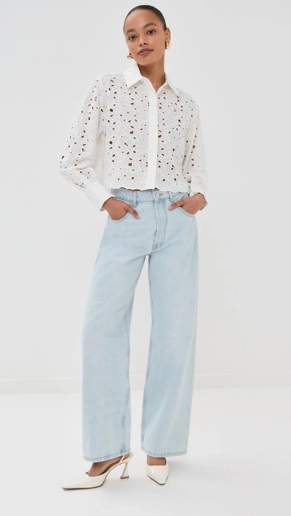 SIMKHAI Penelope Long Sleeve Shirt 4