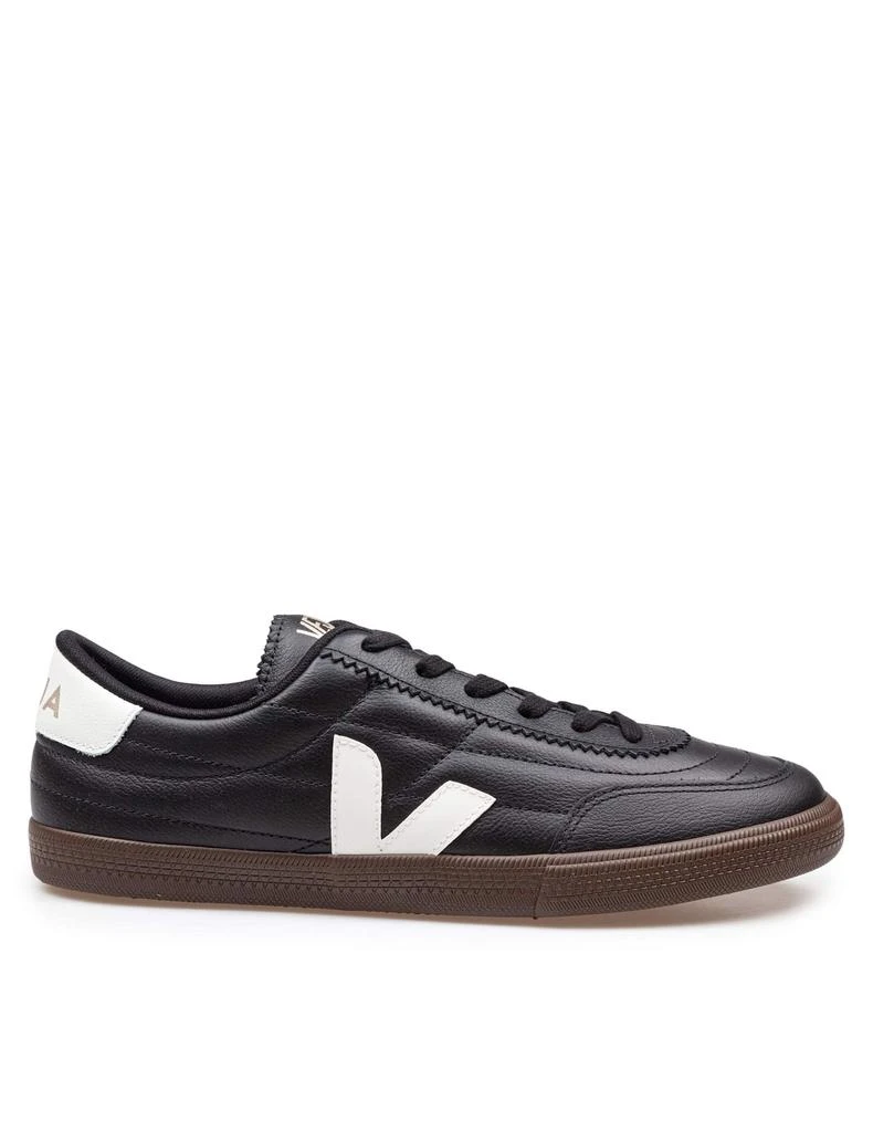 Veja Panenka Leather Sneakers Black And White 1