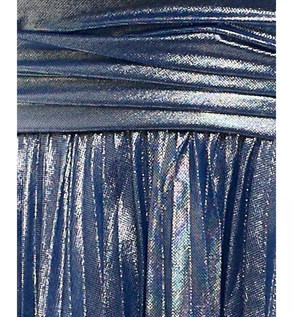 B Darlin Juniors' Sweetheart-Neck Shimmery Fit & Flare Dress 5