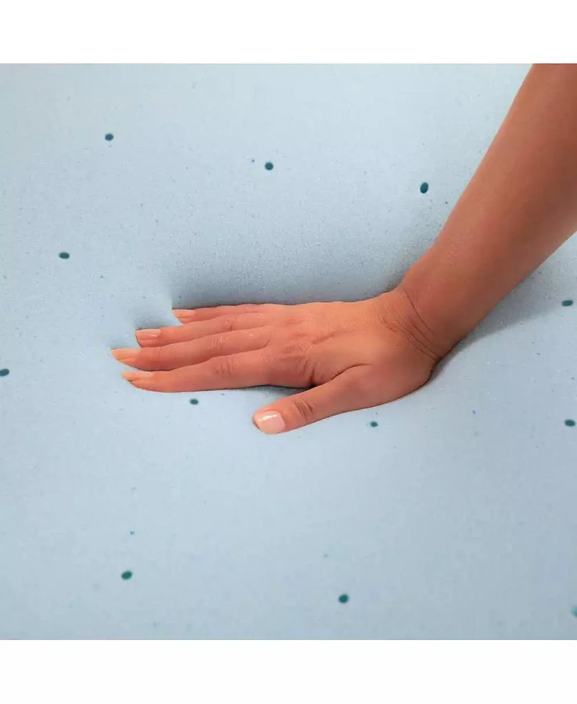 EMMA+OLIVER 3 Inch Gel Infused Cool Touch CertiPUR-US Certified Memory Foam Topper - 7
