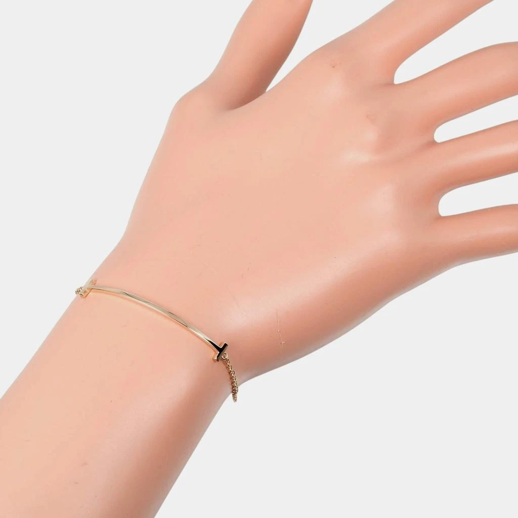Tiffany & Co. Tiffany & Co. 18K Rose Gold T Smile Bracelet 6