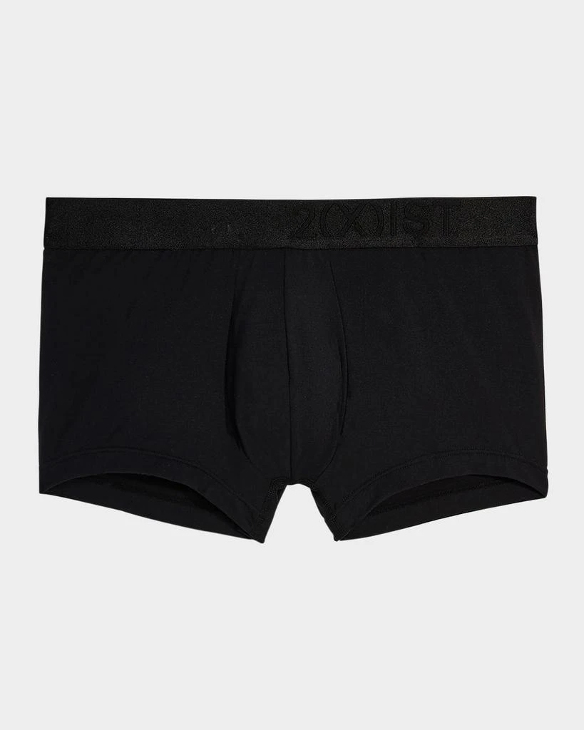 2Xist Men's Solid No-Show Boxer Trunks 1