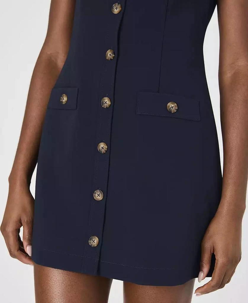 French Connection Women's Azra Twill Sleeveless Shirtdress 5