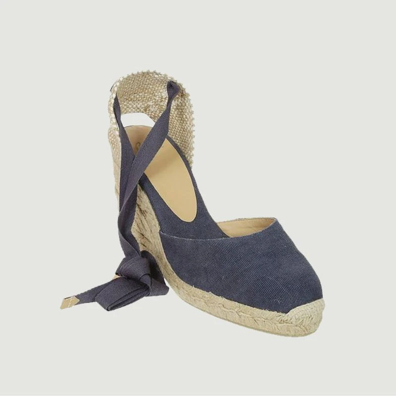 CASTAÑER Chiara Wedge Espadrilles Azul Marino CASTAÑER 2