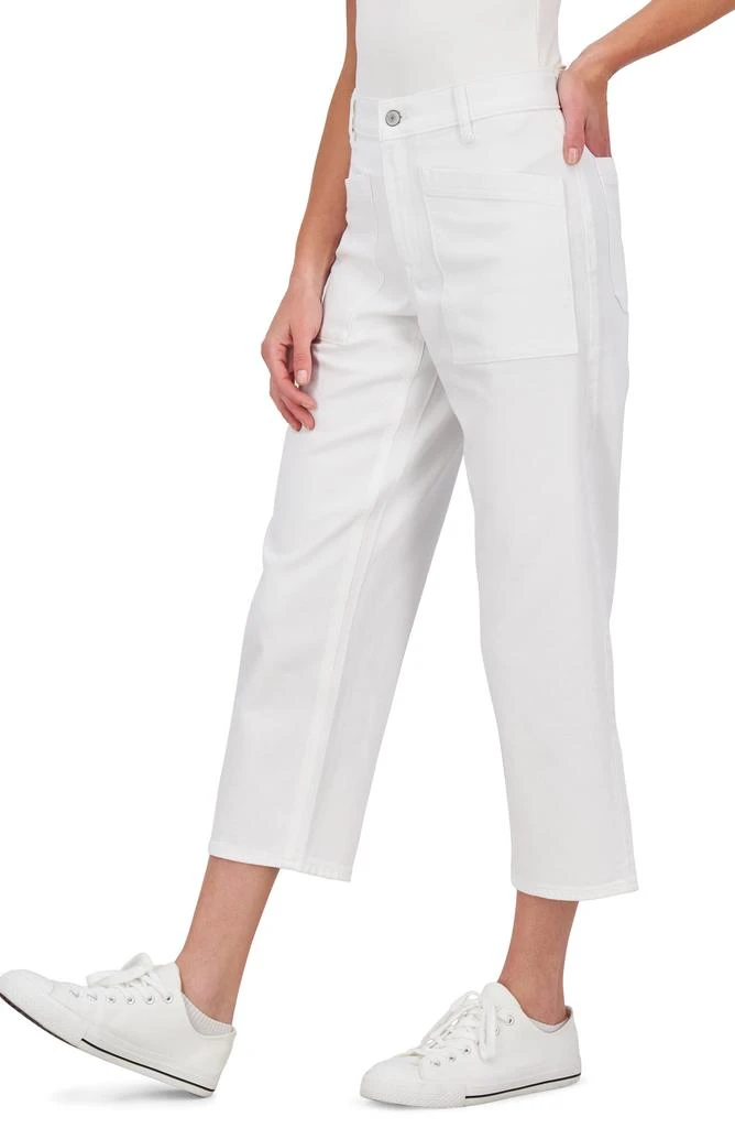 Lucky Brand High Waist Crop Wide Leg Jeans 4