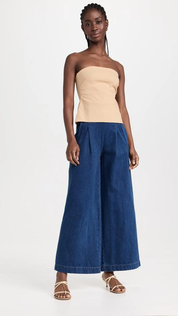 ROSETTA GETTY High Rise Wide Leg Jeans 4