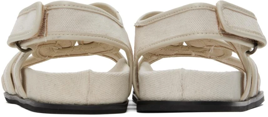 Totême Beige Chunky Sandals 2