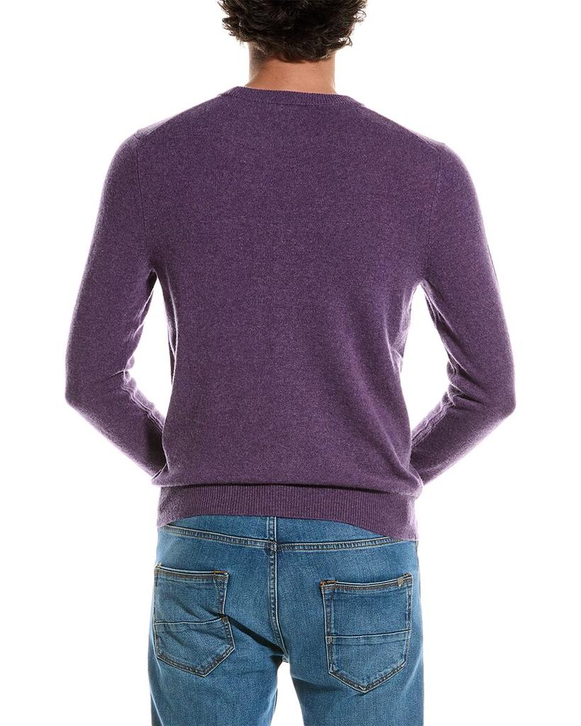 Qi Cashmere Solid Cashmere Crewneck Sweater