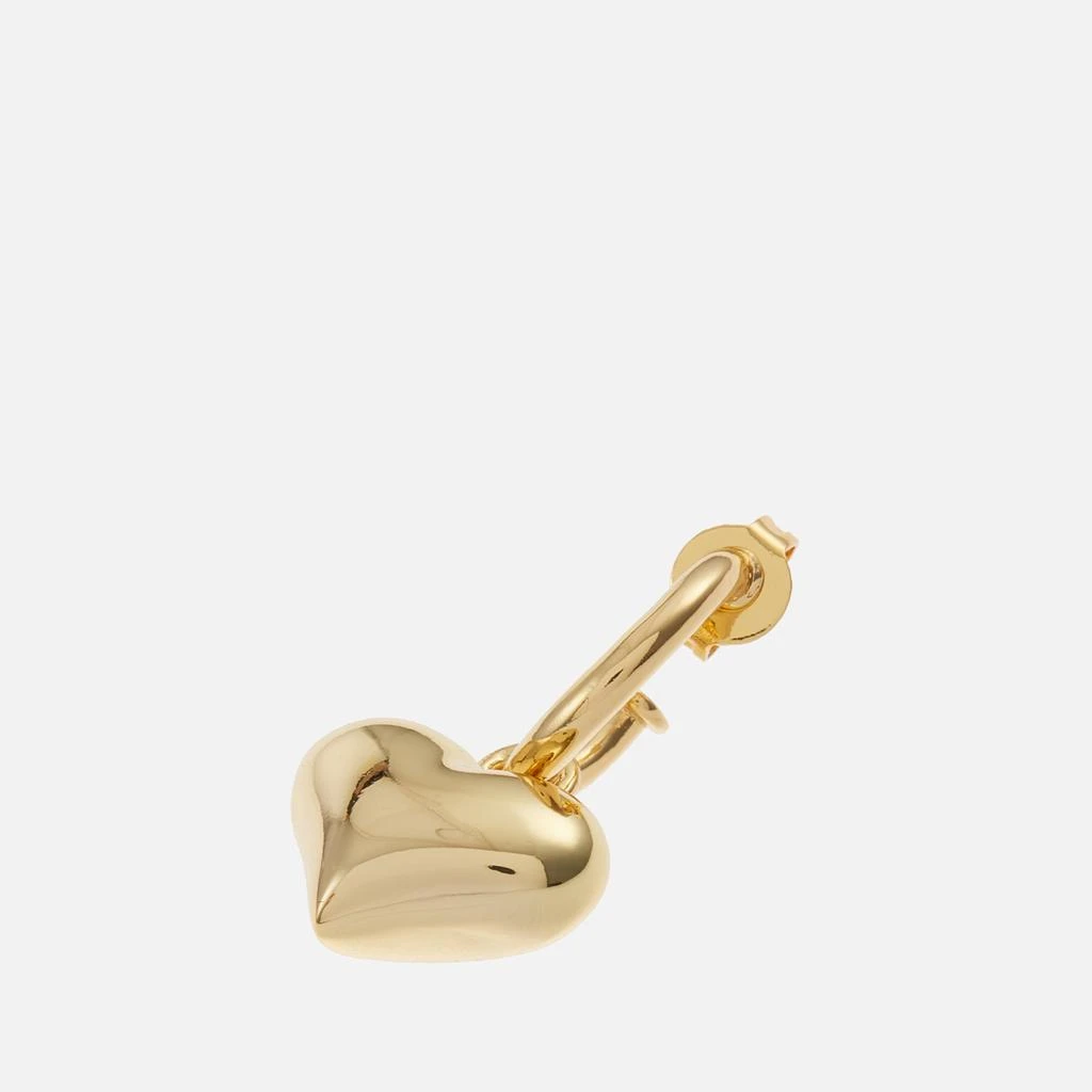 Crystal Haze Golden Hearts Gold-Plated Earrings 3