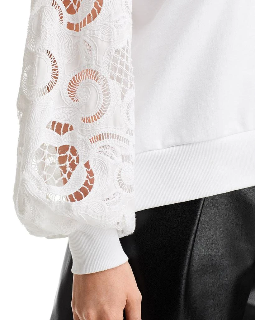 Cinq à Sept Embroidered Paisley Pullover Sweatshirt 5