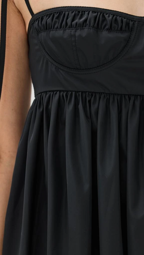 CECILIE BAHNSEN Alena Dress Recycled Faille Black 5