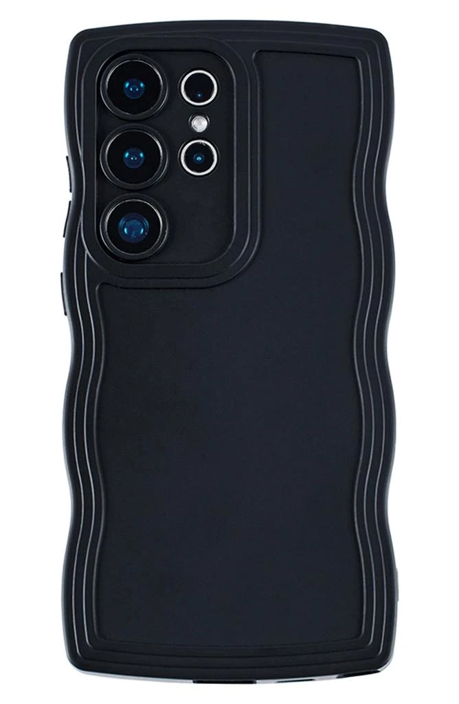 Auramma Black Wavy S24 Ultra Phone Case