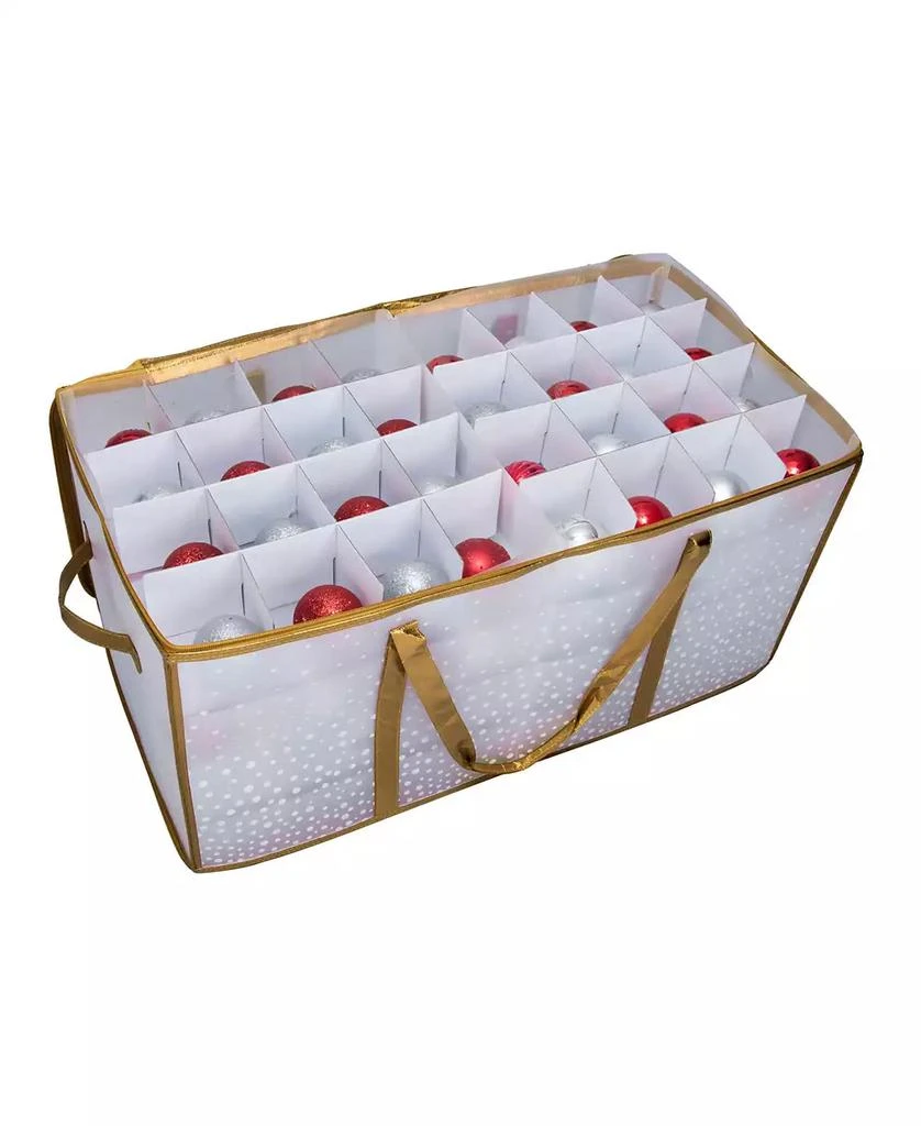 Simplify 128 Count Ornament Storage Organizer in Gold 6