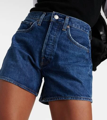 AGOLDE Parker Long high-rise denim shorts 4