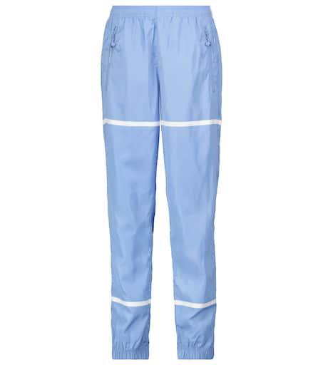 Adam Selman Taped mid-rise trackpants