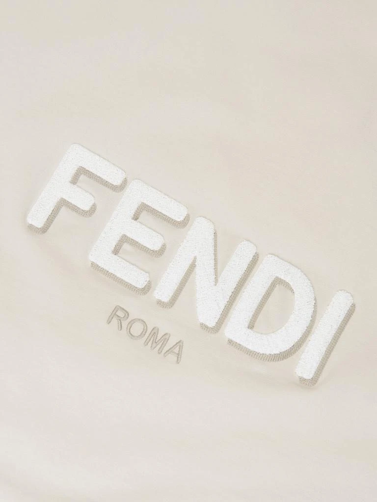 Fendi Fendi Baby Logo Blanket in Beige (80cm) 3