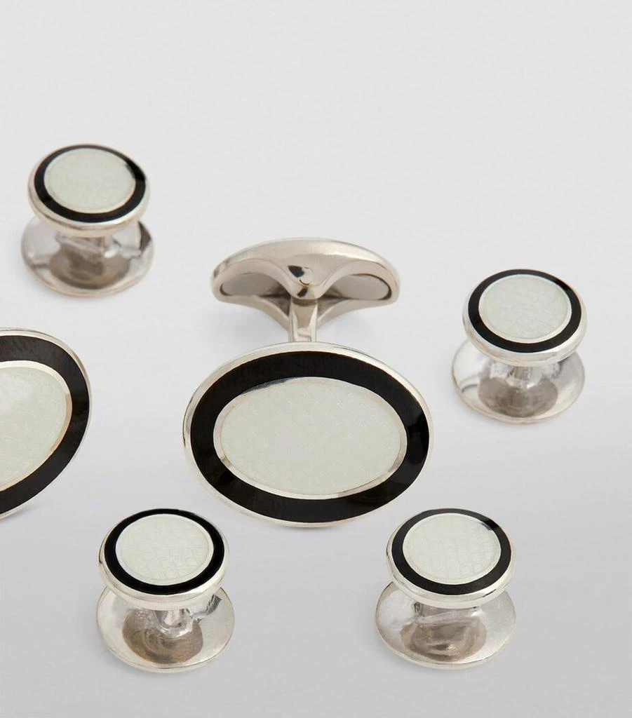 Deakin & Francis Enamelled Stud Cufflinks 7