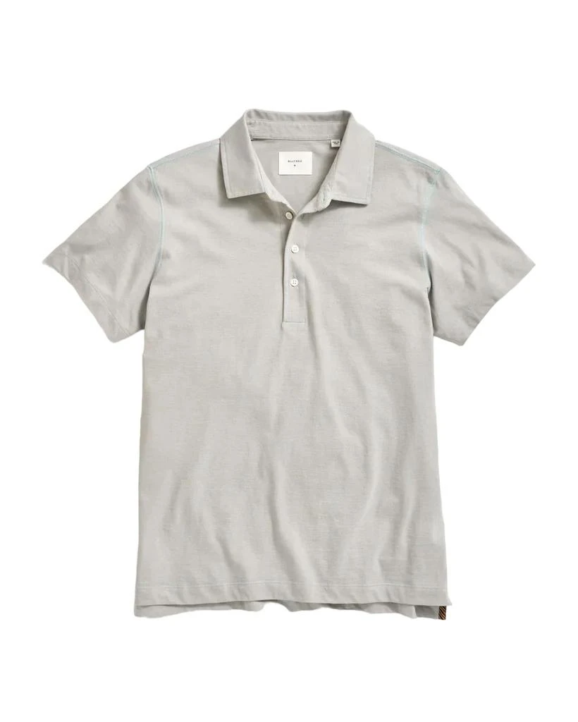 Billy Reid Stripe Pensacola Polo In Light Blue 3