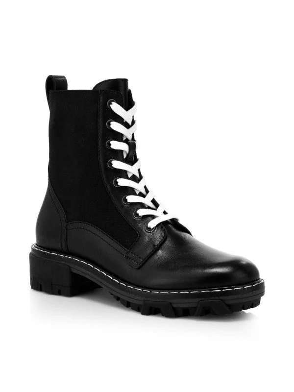 Rag & Bone Shiloh Lace Up Leather Combat Boots 2