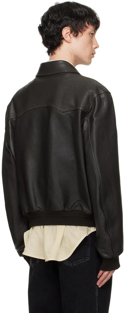 Recto Brown Ben Leather jacket 3