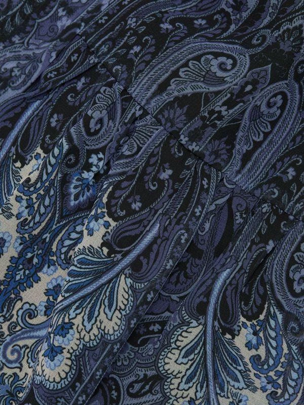 Kobi Halperin Verena Paisley Tie-Waist Midi-Dress 5