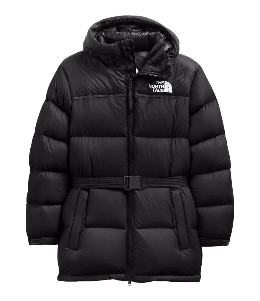 The North Face Nuptse Belted NF0A5GILJK3 Women's Black Mid Puffer Jacket DTF636 1