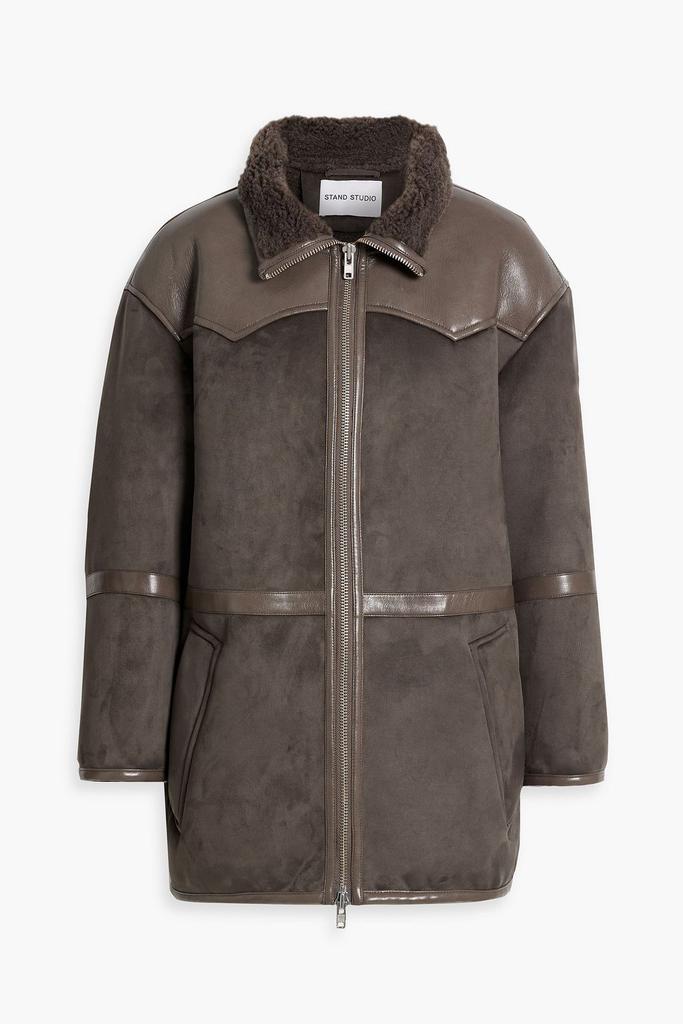 STAND STUDIO Rylee faux shearling jacket
